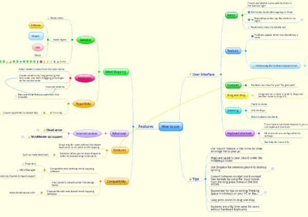 Thinking Space is a mind-mapping app for Android